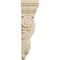 Ekena Millwork 5 1/8"W x 2 3/4"D x 9 3/4"H Thin Flowing Acanthus Corbel, Rubberwood COR05X02X09ACRW - alternate 4